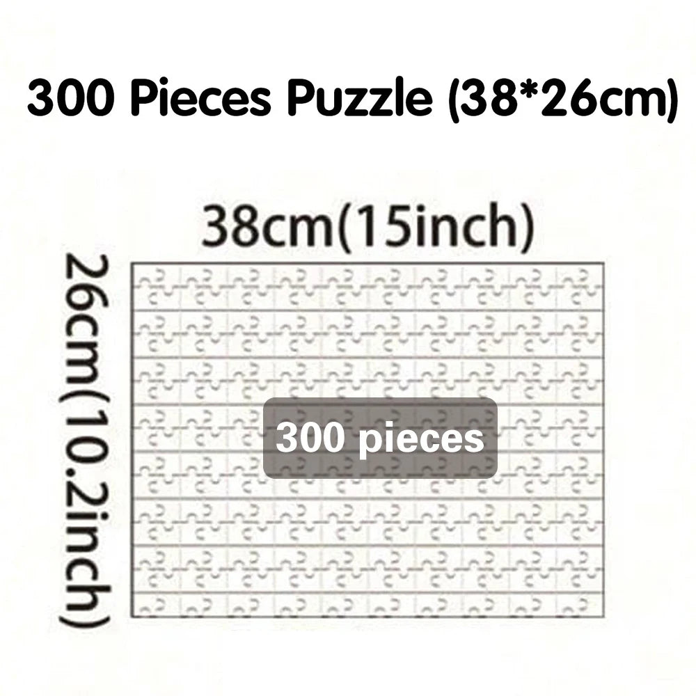 35/300/500/1000pcs Personalized Custom Photo Puzzle Couple Gifts For Kids Customized Photo Wooden Name Personalized Photo Gift P