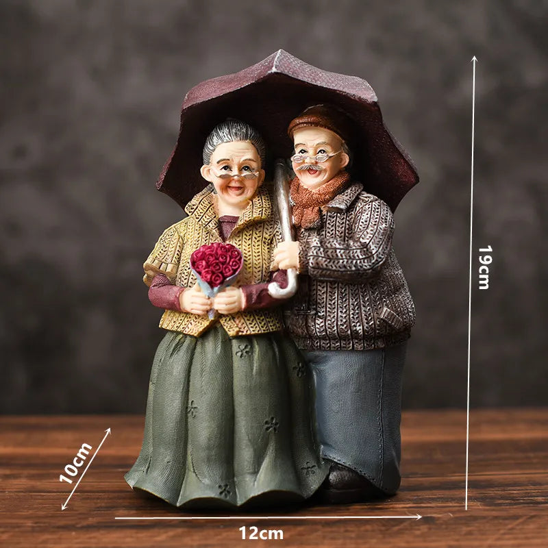 Gifts For Grandparents Elderly Home Decor Room Decoration Best Wishes Ornaments Sweet Wedding Souvenirs Old Couple Love Forever